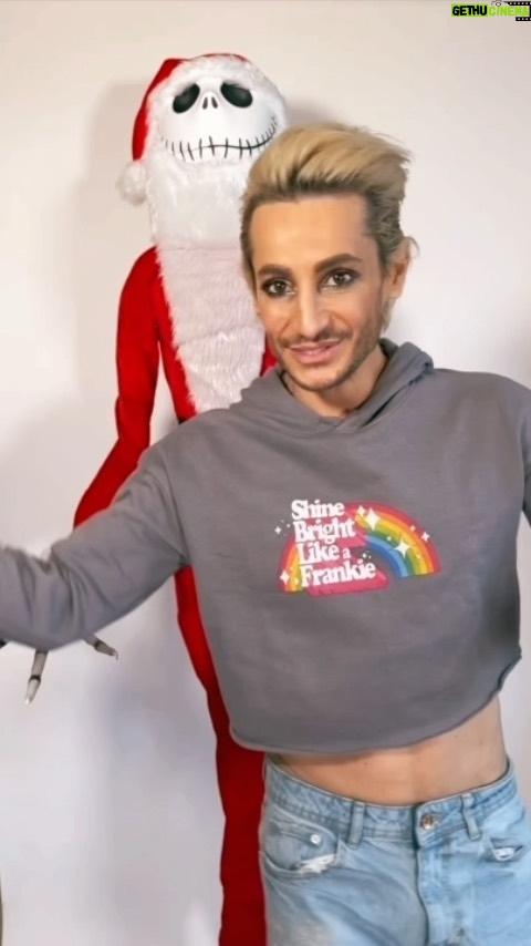 Frankie Grande Instagram - Have yourself an EXTRA GRANDE Christmas 🥰✨ Merch available at Frankiegrande.com