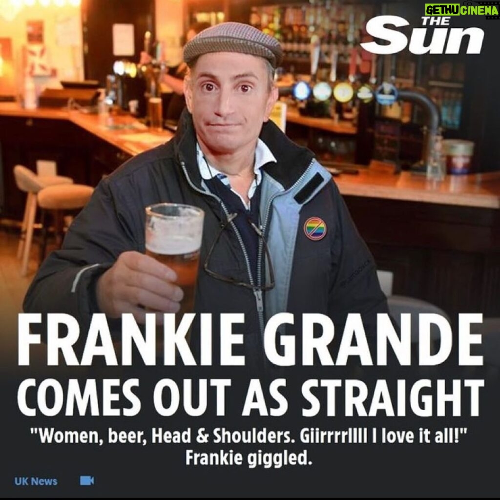 Frankie Grande Instagram - I now go by Frankford. Please respect my privacy at this time.