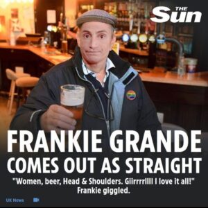 Frankie Grande Instagram - I now go by Frankford. Please respect my privacy at this time.