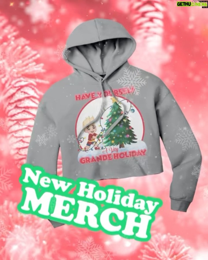 Frankie Grande Instagram - Have yourself a VERY GRANDE CHRISTMAS🎄✨ Holiday merch available now at frankiegrande.com