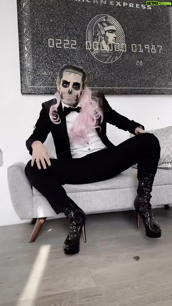 Frankie Grande Instagram - Happy #Halloween to my fellow ghouls and goblins!! This year, I’m going #GAGA mode ✨ cause baby I was born this gay.