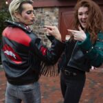 Frankie Grande Instagram - Omggggg @morgangrabarz this jacket is EVERYTHING 💫💋 I loveeee you thank you so much babe 💕 📸 @fionabeee123