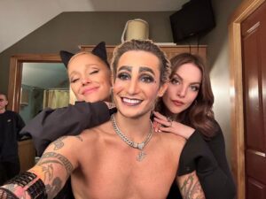 Frankie Grande Instagram - Thank you to all my beautiful friends and family who came and supported me in Rocky Horror ✨✨✨