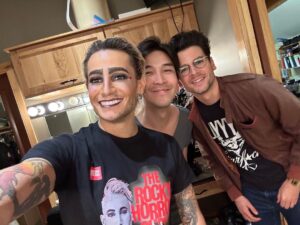 Frankie Grande Instagram - Thank you to all my beautiful friends and family who came and supported me in Rocky Horror ✨✨✨