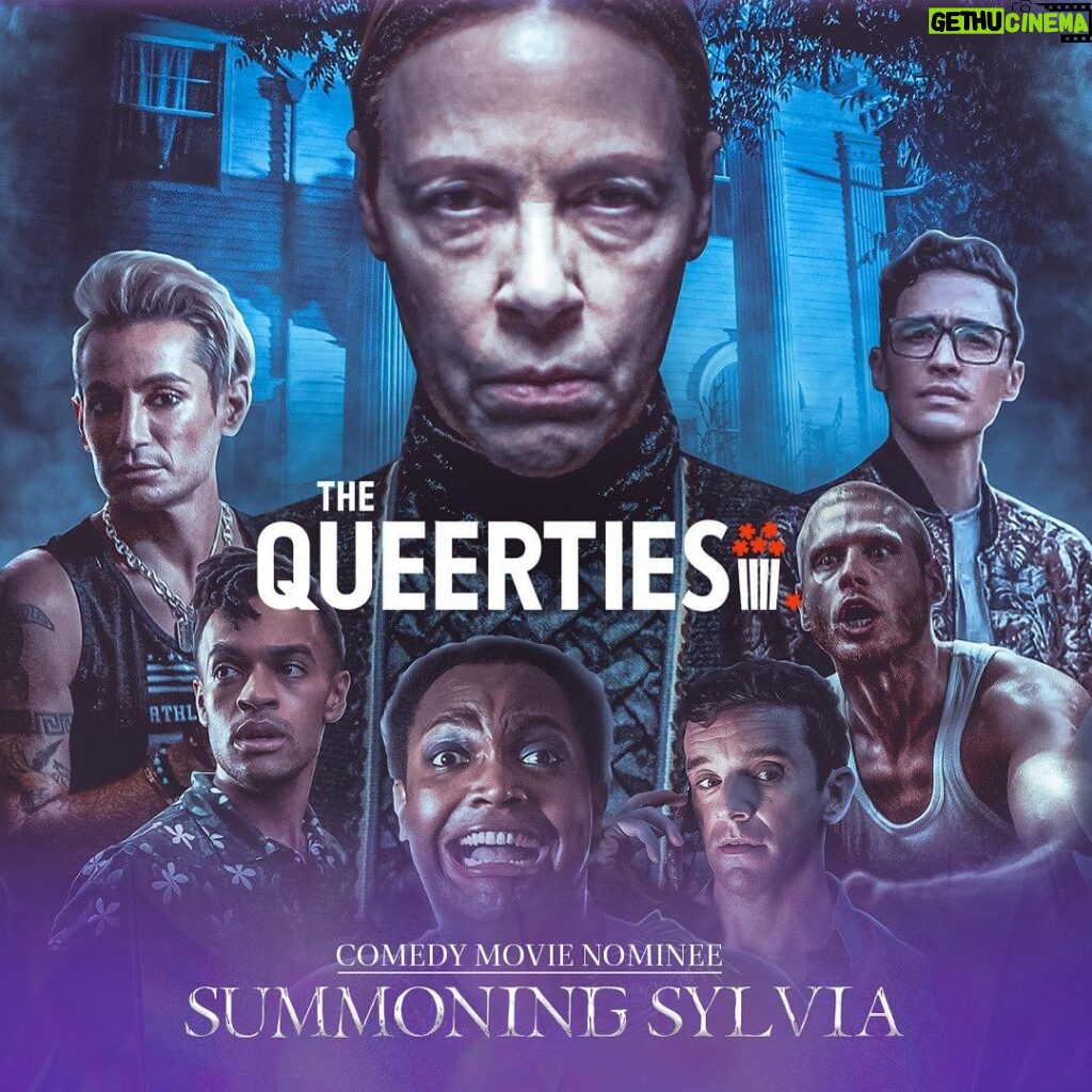 Frankie Grande Instagram - We are RACKING up the noms!! @summoningsylvia was officially nominated for a @queerty in the category of Best Comedy Movie! Vote at the link in our Stories ✨
