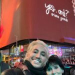 Frankie Grande Instagram - Happy yes, and? day! 💋🫀🥰 Times Square, New York City