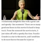 Frankie Grande Instagram – Thank you all for loving @summoningsylvia so much! It’s an honor to have the DDE-produced film grace these end-of-year top horror movie lists!! 👹