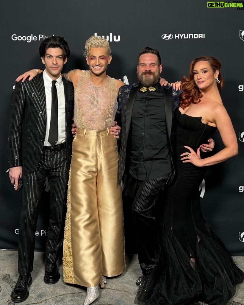 Frankie Grande Instagram - A GORGEOUS night with GORGEOUS people ✨💕 I could feel the magic, the love, and the unstoppable energy of every person in the room. I left feeling SO INSPIRED. Thank you @glaad for hosting the most special evening 💫🏳️‍🌈 📸 @gettyimages @joescarnici @rms.bts.pix @mattwinkelmeyer