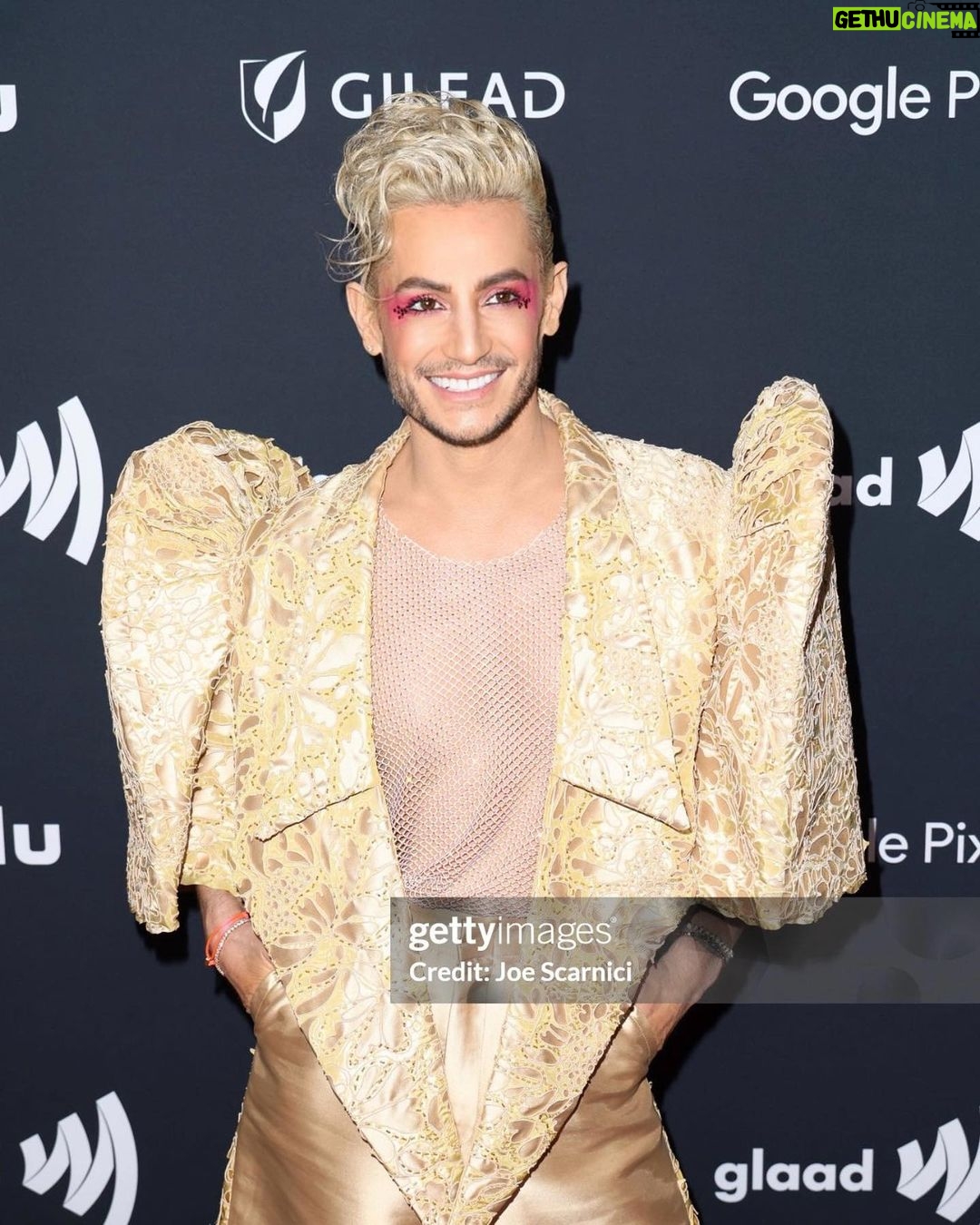 Frankie Grande Instagram - A GORGEOUS night with GORGEOUS people ✨💕 I could feel the magic, the love, and the unstoppable energy of every person in the room. I left feeling SO INSPIRED. Thank you @glaad for hosting the most special evening 💫🏳️🌈 📸 @gettyimages @joescarnici @rms.bts.pix @mattwinkelmeyer