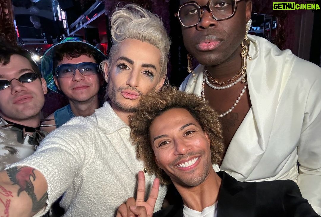 Frankie Grande Instagram - ✨ Glitter, Glam, and Good Times at the @queerty Awards! 🌈 So grateful to have shared this dazzling night with so many incredible friends all in one place!🌟💖 Cheers to love, laughter, and the power of unity! 🏳️🌈👫👬👭 #QueertyAwards #SparkleAndShine #shinebrightlikeafrankie Thank you @chelsea_guglielmino @polkimaging @gettyimages for the photos
