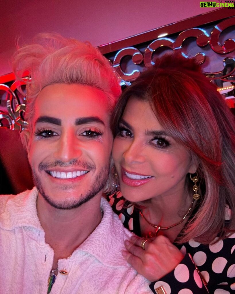 Frankie Grande Instagram - 🌟✨ Sharing vibes with the legendary @paulaabdul and my bestie @estitties! 🎶 Grateful for the little moments! 💖 #Icon #PaulaAbdul #Queerties