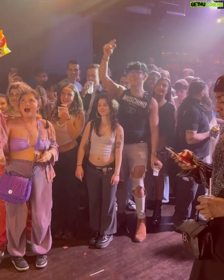 Frankie Grande Instagram - CONGRAAAAATS GIRLIEEEEE @estitties👢👢👢 on this FABULOUS VIDEOOOO yes gurl we love throwing ASSSS - we loooooove BOOTZ!!! From my roots as Boots on Dora The Explorer LIVE to the Bootz release party, we are HERE 🥳👯‍♀️🌈👢✨