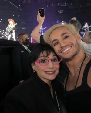 Frankie Grande Instagram - MA.DO.NNA!! BASICALLY TOLD ME HAPPY BIRTHDAY 😝😭✨🗣️🥇🥰💋 I love you so much my queen. Thanks for performing this week so I can keep the tradition of worshiping at your altar on my birthday alive and well.