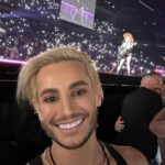 Frankie Grande Instagram - MA.DO.NNA!! BASICALLY TOLD ME HAPPY BIRTHDAY 😝😭✨🗣️🥇🥰💋 I love you so much my queen. Thanks for performing this week so I can keep the tradition of worshiping at your altar on my birthday alive and well.