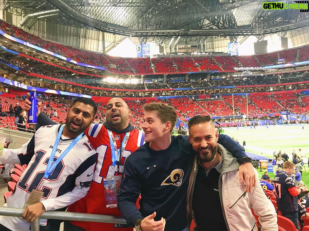 Froy Gutierrez Instagram - these patriots photobombed us! idk why. something about the goat on my shirt? ➖🏉➖