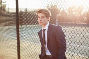Froy Gutierrez Instagram - bye bye baby blue on the new issue of  @coupdemain ➖💙➖