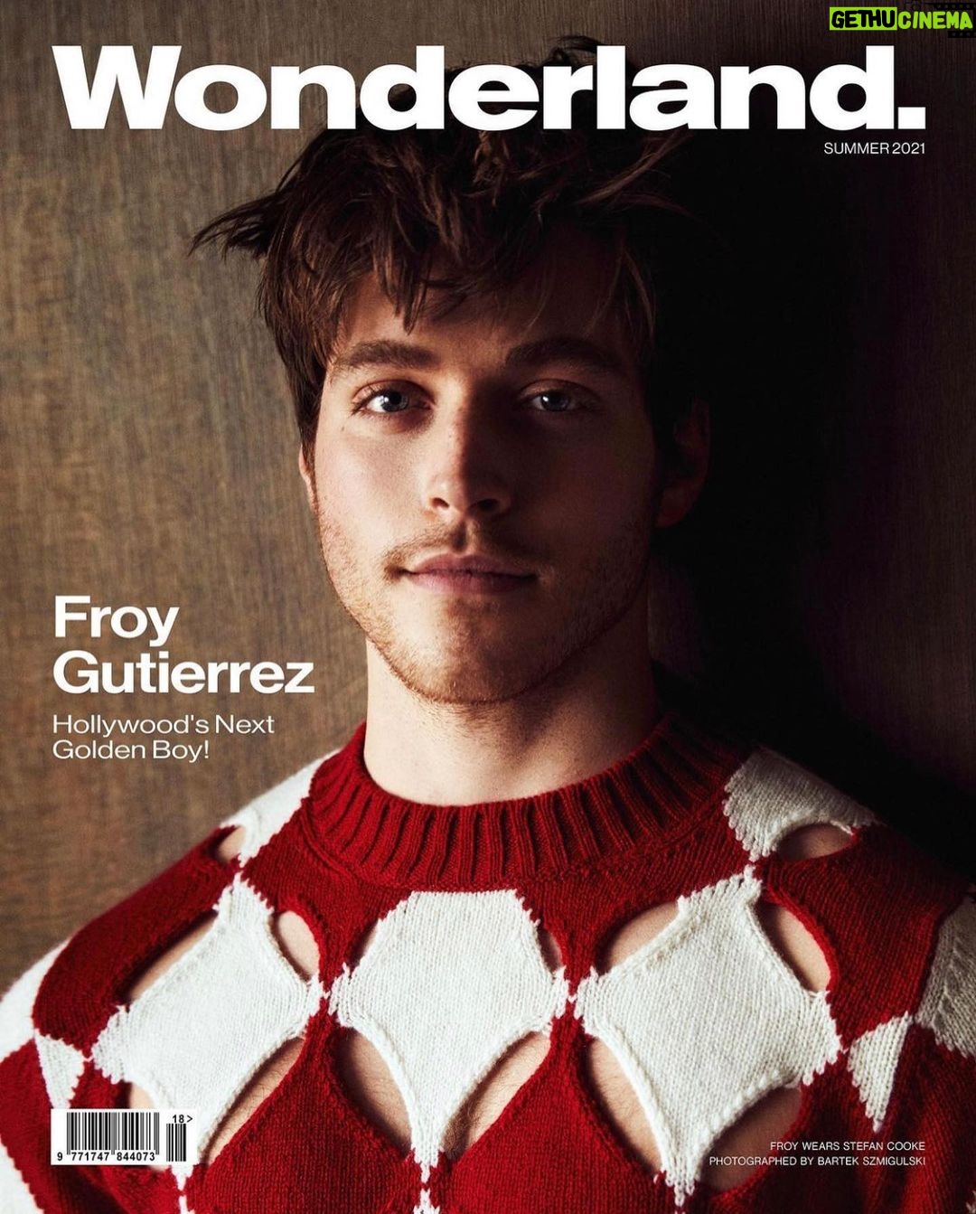 Froy Gutierrez Instagram - thrilled to be on the @wonderland cover - available for preorder now! and check out @cruelsummer premiering tonight (!!!) on @freeform , next day on @hulu (later on @primevideoin for friends who don’t live in the US) photographed by @smiggi styled by @kieranfenney grooming by @bjornkrischker makeup by @adamdecruz wearing @stefan_cooke editorial director @huwgwyther