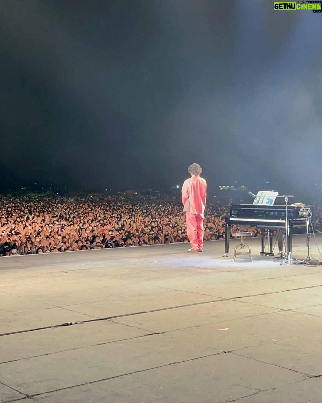 Fujii Kaze Instagram - RISING SUN ROCK FESTIVAL 2022 in EZO. i love you all, i respect you all🙏stay happy, stay healthy🌱