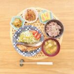 Fumino Kimura Instagram - *** 今日のごはんでした。 ぶりの塩バターソテー キャベ千サラダ、トマト クラゲときゅうりの和え物 豚バラとしらたきのすき煮 明太だし巻きたまご お豆腐とオクラのおみそ汁 雑穀米 前に作った塩バターソテーが 美味しかったので再チャレンジ。 また明日、お休みなさい🎐