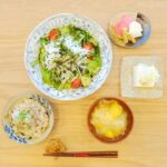 Fumino Kimura Instagram - *** 先日のごはんでした 1週間のラストですね！ 楽しい夢を見られますように。 さんまと舞茸の土鍋ご飯 メインにしちゃった和風大根サラダ デパ地下で衝動買いしてしまったお漬けもの 冷や奴 キャベツとおじゃがのおみそ汁