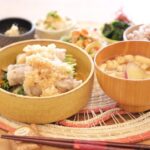 Fumino Kimura Instagram - *** 今日のご飯でした。 豆苗のぶた肉巻き おろしぽん酢がけ もずく酢 ホタテ納豆 ピーマンとちくわのツナ炒め ほうれん草のお浸し さつまいもとお揚げのおみそ汁 雑穀米ごはん 冷蔵庫整理のターンに 入っているのだけど いつもより食材が偏っていて なんとなくお弁当感🫠