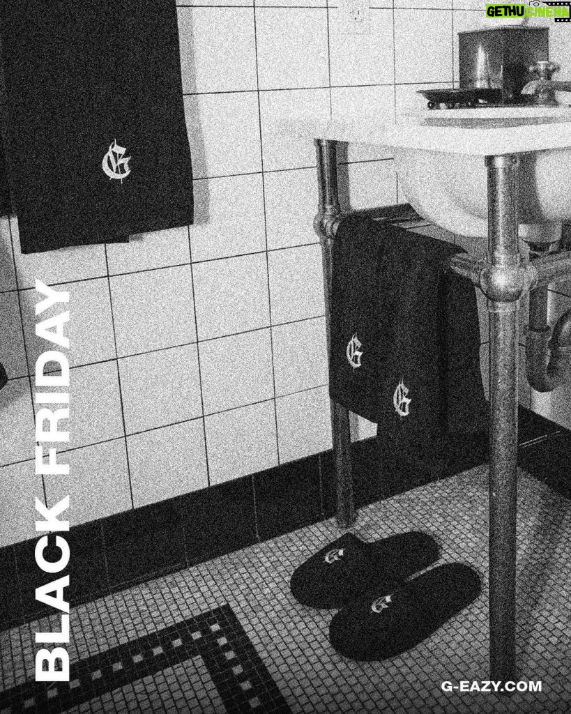 G-Eazy Instagram - BLACK FRIDAY 🖤 Hotel Gerryland Capsule Collection available now 🏨 g-eazy.com