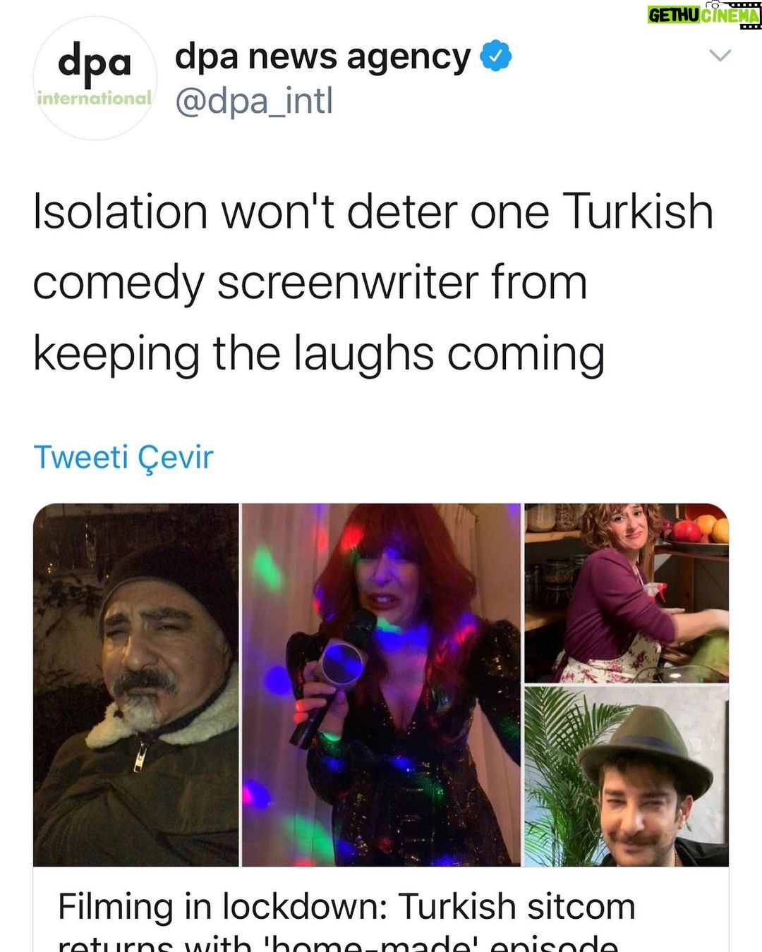Gülse Birsel Instagram - dpa, yani Alman Haber Ajansı Jet Sosyete’nin 8 Nisan’da Star’da yayınlanacak olan evlerden telefonla çektiğimiz #evdekal özel bölümünün haberini yaptı. ✨ @jetsosyete @startv #jetsosyete #startv @bkm @dpa_com