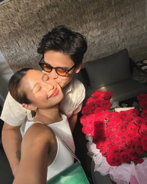 Gabbi Garcia Instagram - 🤍 ily!!! 7th v day together! you still make my heart flutter every single day!!! ♡ @khalilramos