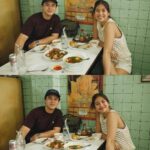 Gabbi Garcia Instagram - Our Jay Fai experience 🇹🇭 woke up at 6am, fell in line for an hour and a half, then finally got a slot for the first seating! Whole process was actually fun and exciting, especially @khalilramos and I share the same love for food & culture 🫶🏽 we know that her famous dish is the crab omelette, but damn those drunken noodles are on a diff level! ⭐️