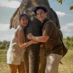 Gabbi Garcia Instagram - Up and close with the rescued elephants in Kanchanaburi, Thailand 🇹🇭 such a surreal experience to be able to bond with them and know their stories. 🐘