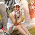 Gabbi Garcia Instagram - Kape muna with Great Taste White before going to my tennis session!! Here’s to prioritizing our well- being this year!! 🎾 Ganado Physically, mentally, & emotionally! ☕️🥰 @greattastecoffee