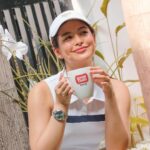 Gabbi Garcia Instagram - Kape muna with Great Taste White before going to my tennis session!! Here’s to prioritizing our well- being this year!! 🎾 Ganado Physically, mentally, & emotionally! ☕️🥰 @greattastecoffee