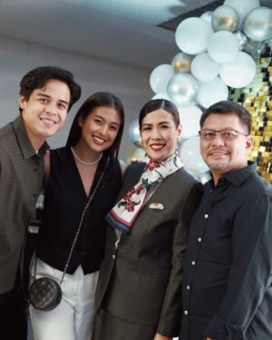 Gabbi Garcia Instagram - My Mom @lopeztes graduated as a Flight Purser today with @flypal ✈️ I’m extremely proud of you mom!! 30+ years in service, definitely a career milestone!! My forever role model 🤍 Congratulations!! We love you! ✨ Mabuhay!!

ty to the ever supportive tita @pinkyfernandoramos for the cakes 🥰 

📸 @shotbykhalilr tysm 🥹