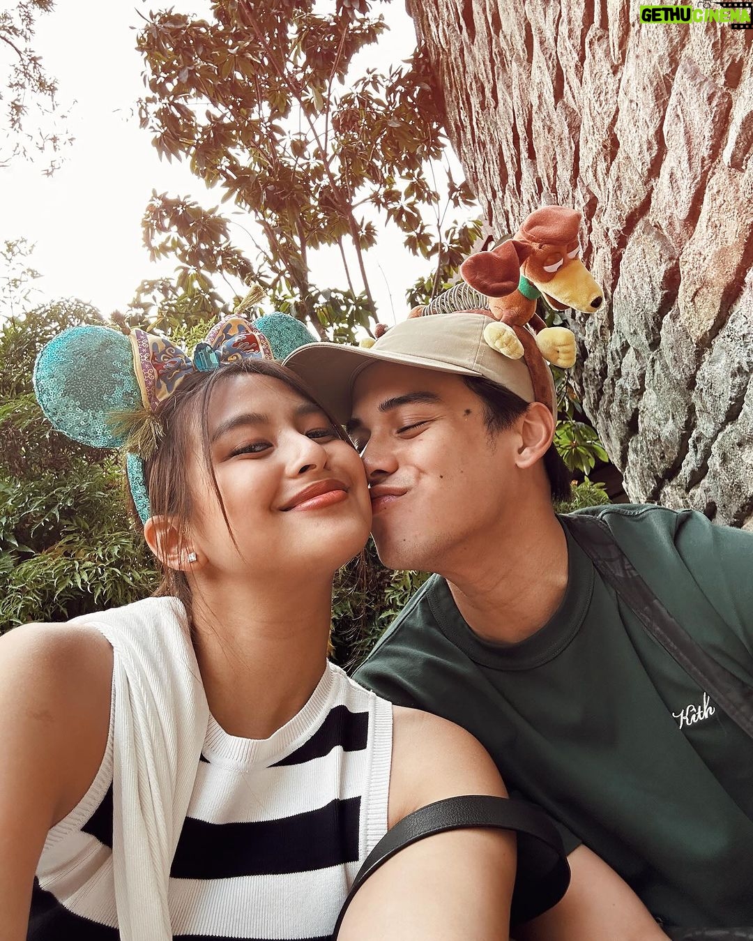 Gabbi Garcia Instagram - just a quick, unplanned, weekend disney trip on my birthday 🥹❤️ nothing beats the magic of disney. feels soooo good to be a kid again!! even just for a day 🫶🏽 Hong Kong Disneyland 香港迪士尼