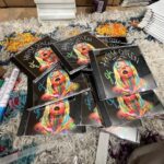Gabbie Hanna Instagram - Fred & I are signing and packing the last of the Trauma Queen CDs- if you order tonight I’ll be able to get it out with this batch 💋 👑 my next album comes out tomorrow night wow
