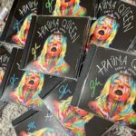 Gabbie Hanna Instagram - Fred & I are signing and packing the last of the Trauma Queen CDs- if you order tonight I’ll be able to get it out with this batch 💋 👑 my next album comes out tomorrow night wow