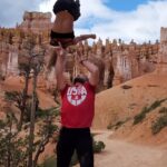 Gabi Butler Instagram - Stuntin through Bryce Canyon 🌵🏜️🐎 🎥: @dadof4butlers Bryce Canyon City, Utah