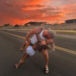 Gabi Butler Instagram - Arizona skies and my best friend…. can’t get much better than that 🌅💕😌 Tucson, Arizona