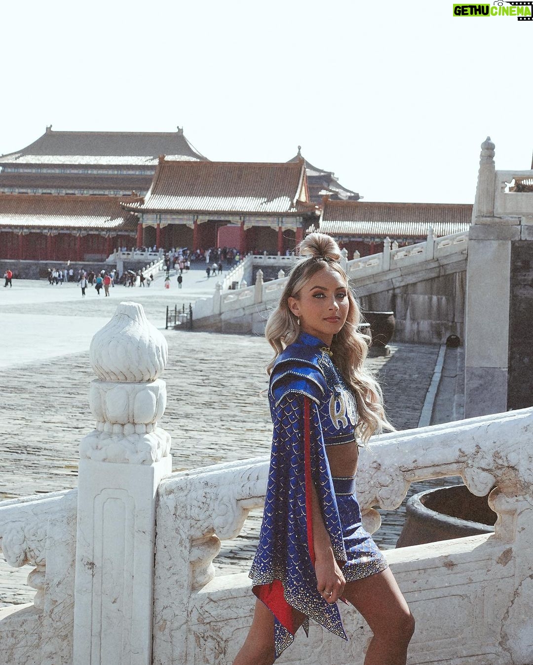 Gabi Butler Instagram - Experiencing the Forbidden City was an amazing honor. My respect and love for Chinese culture and tradition has grown deeply. What a sacred treasure! Thank you Rebel for allowing us to experience this magical place 🙏🏽⛩️