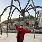 Gabriel Guevara Instagram - Q miedo pase ese dia y que bien me lo pasé miss that ❤️ Museo Guggenheim Bilbao