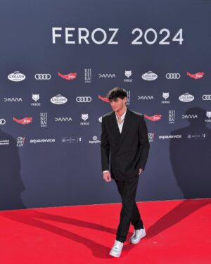 Gabriel Guevara Instagram - @balmain 
@premiosferoz 
#premiosferoz2024 
Muchísimas gracias por invitarme ❤️🙏🏼