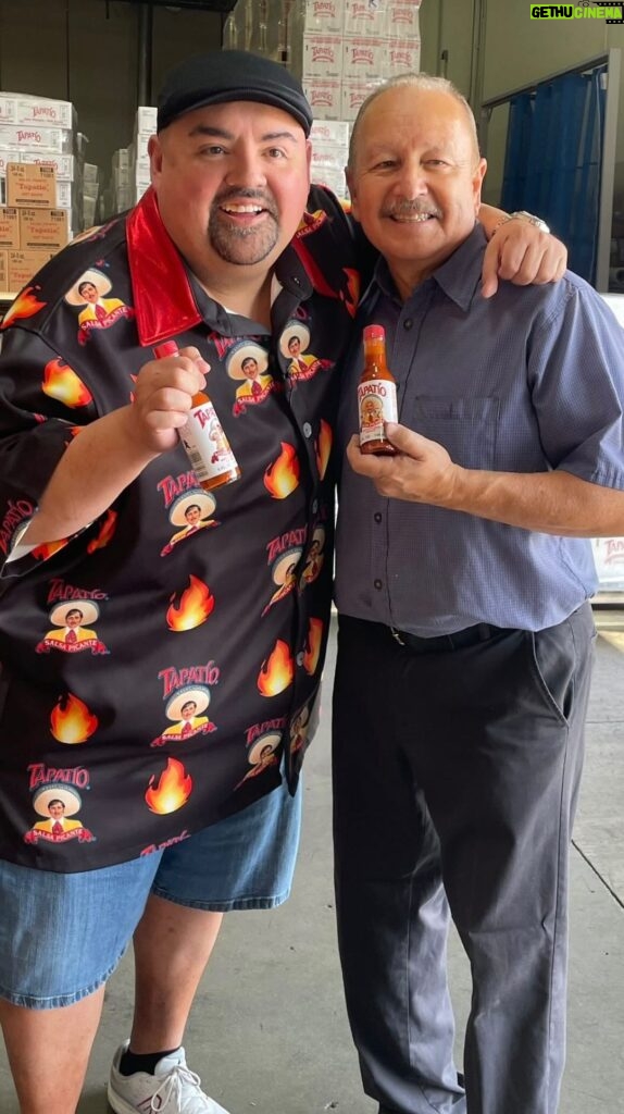 Gabriel Iglesias Instagram - I love being part of the @tapatiohotsauce family. Making magic 🔥 sauce for over 50 years 😊