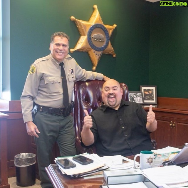 Gabriel Iglesias Instagram - Big thank u to LA County Sheriff Robert Luna for letting my staff and I come by for a little visit. We miss u in LB but happy to see u making a bigger difference in the community. Los Angeles, California