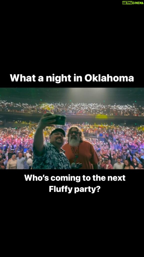 Gabriel Iglesias Instagram - Thank u to everyone who came out to see me last night 🤗 Good times #FluffyWorldTour Winstar Casino