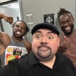 Gabriel Iglesias Instagram - Hello from @wwe #RAW #NewDayRocks 🤗 Toyota Arena