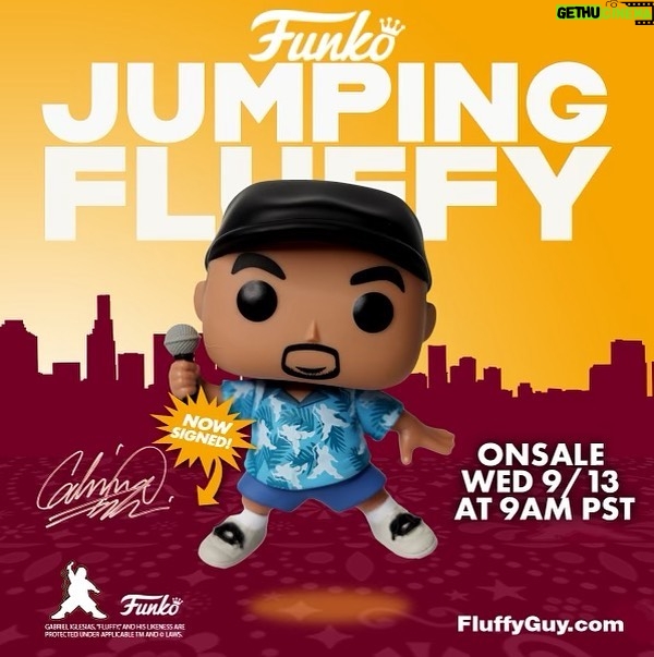 Gabriel Iglesias Instagram - It’s here! Signed Jumping Fluffy. Avail tomorrow 9/13/23 😁