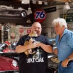 Gabriel Iglesias Instagram - Always a great time with Jay. Wait til u see the next episode of @jaylenosgarage 😁