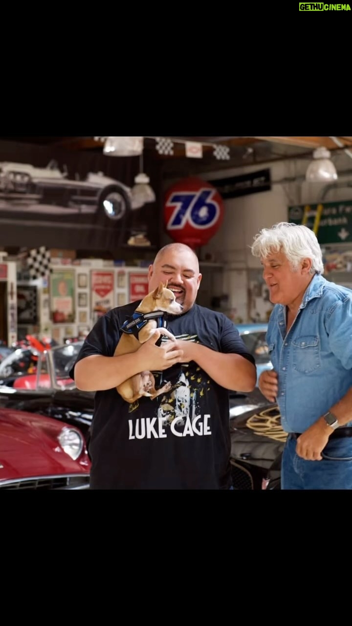 Gabriel Iglesias Instagram - Always a great time with Jay. Wait til u see the next episode of @jaylenosgarage 😁