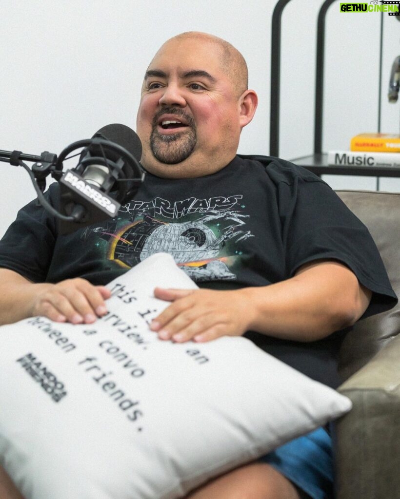 Gabriel Iglesias Instagram - M&F is Mando & FLUFFY for a special episode 21‼️🎤 Gabriel @fluffyguy Iglesias joins me on the couch to talk about his inspiring journey. The importance of sacrifice when it comes to following a dream — to how surviving a near death experience changed his perspective on life. Watch and listen to Mando & Friends Season 3, episode 21 now streaming (link in bio)! 🎙️📺 Hubwav