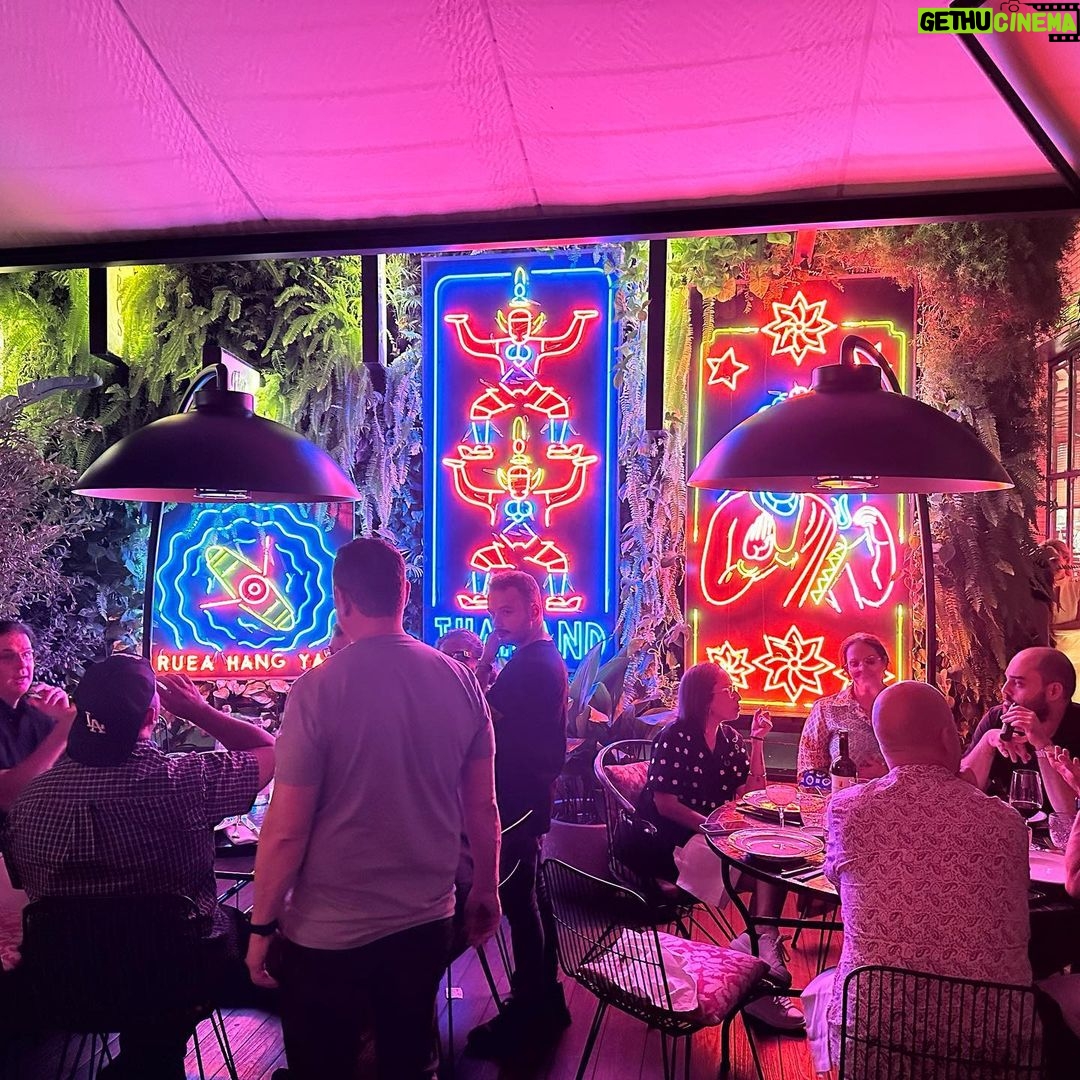 Gabriel Iglesias Instagram - Incredible first night in Portugal. I know it looks like we were in Thailand but that just the lights. We ate like kings. Thank u Enrique and Eric. Iβm still full π³ π΅πΉ πΈ @anunezphoto Lisbon, Portugal